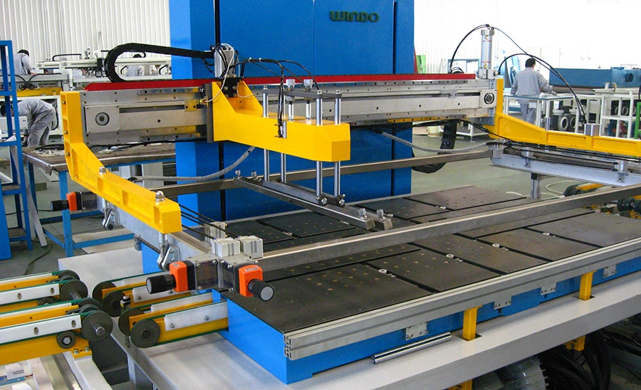 Machine automatique de sérigraphie pour verre d’électroménager