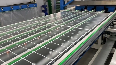 Machine automatique de sérigraphie pour verre solaire
