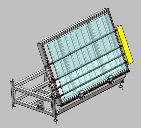 Convoyeur d’inspection incliné