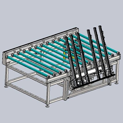 Convoyeur de déchargement incliné